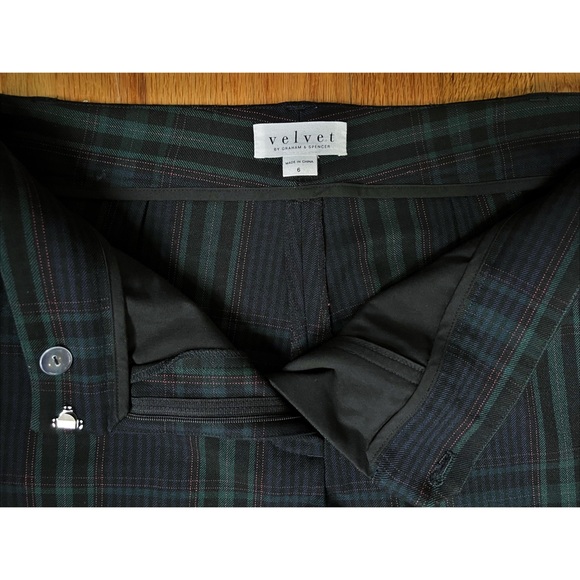 Velvet by Graham & Spencer BRENLEY Plaid Pants - Picture 7 of 10